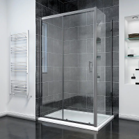 Душевой угол раздвижной прямоугольный RV055GM-12070-01-C8 1200х700х1950 Цвет профиля Оружейная сталь Стекло Прозрачное Veconi