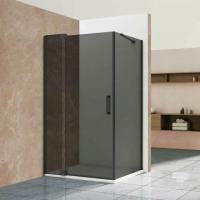 Душевой уголок Extra VSR-1E111280CGB, 1100/1200*800, черный, стекло тонированное, , шт Vincea
