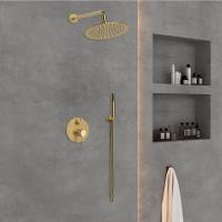Душевой комплект встраиваемый, двухрежимный    цвет брашированное золото VSFW-1D1BG VINCEA