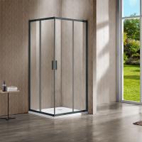 Душевой уголок, квадратный/прямоугольный VSS-1G1012CLGM 1200х1000х1900 профиль вороненая сталь стекло прозрачное VINCEA