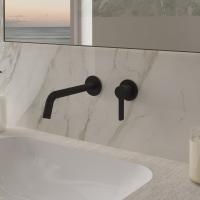 Смеситель для раковины встраиваемый однорычажный VBFW-1VL1MB  черный  Vincea