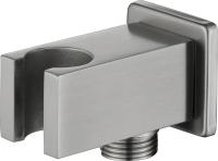 Штуцер с держателем, нержавеющая сталь, исполнение сатин  BB-DHLA-IN BelBagno