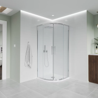 Душевой угол раздвижной E2-CH-12090-01-C9 1200х900x1950 Цвет профиля Хром Стекло  Прозрачное Veconi