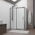 Душевой уголок RGW TO-44B (TO-14B + Z-050-2B) прямоугольный  150* 80*195 02074458-14 профиль Чёрный стекло Прозрачное 8 мм RGW